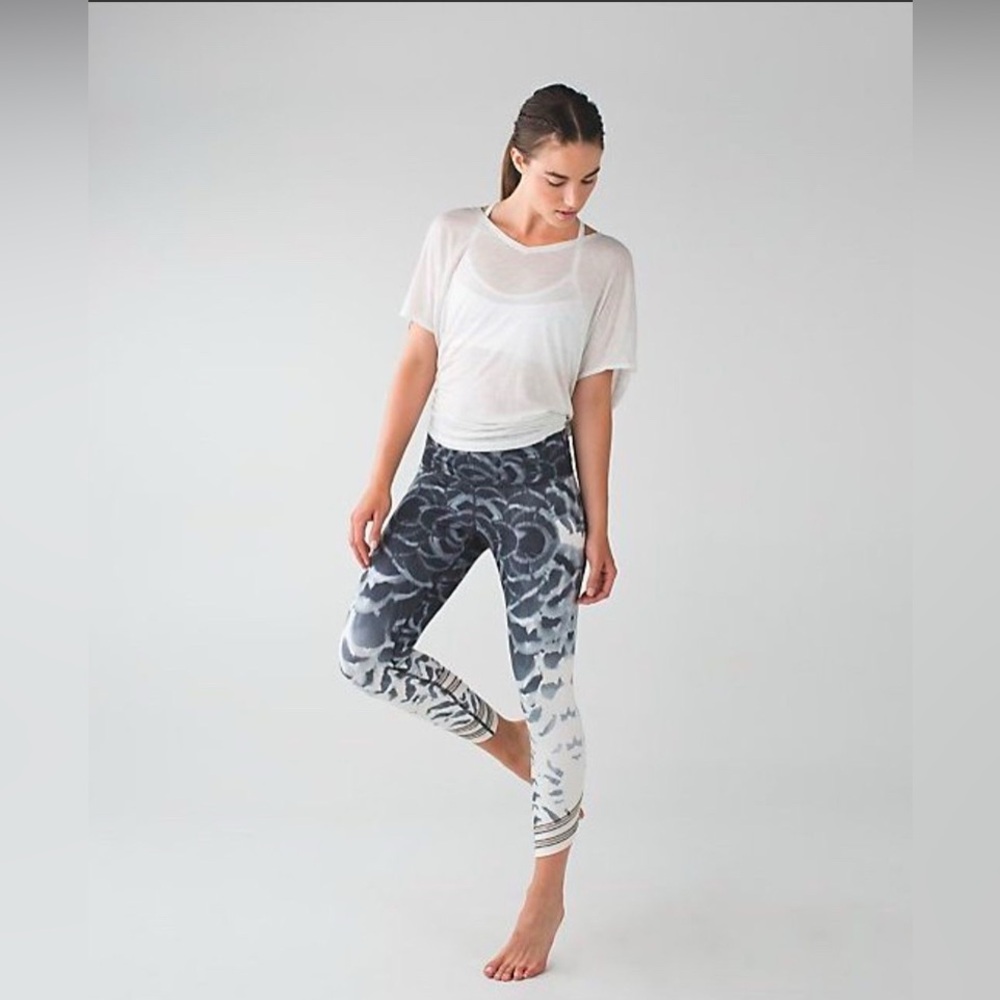 Lululemon High Times Pant SE in Pretty Plume Angel Wing/Black/Angel Wing
